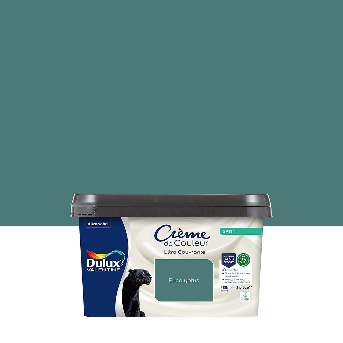 Peinture Murs Ambiance Eucalyptus Mat 5L LEVIS - Élégance Peinture Murs Ambiance Eucalyptus Mat 5L LEVIS - Élégance