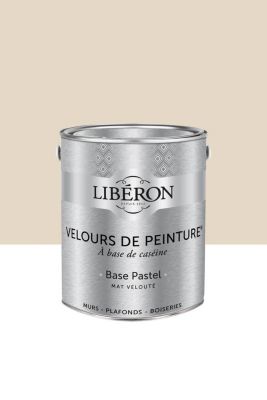 Peinture murs, plafonds et boiseries beige vélin Libéron Velours de peinture 2.5 L