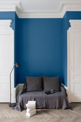 Peinture murs, plafonds et boiseries bleu d'iroise Libéron Velours de peinture 0.5 L