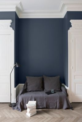 Peinture murs, plafonds et boiseries bleu de chauffe Libéron Velours de peinture 0.5 L