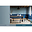 Peinture murs plafonds et boiseries Crème de Couleur Dulux Valentine mat bleu paon 2,5L