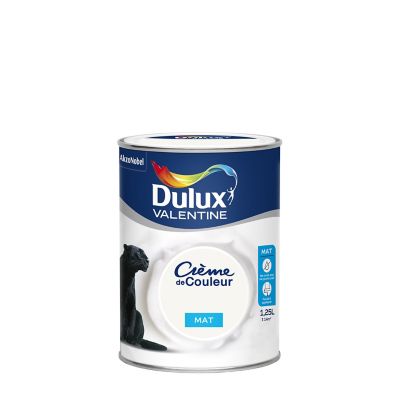 Peinture murs plafonds et boiseries Crème de Couleur Dulux Valentine