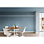 Peinture murs plafonds et boiseries Crème de Couleur Dulux Valentine satin bleu gris 0,5L