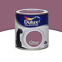 Peinture murs plafonds et boiseries Crème de Couleur Dulux Valentine satin figue 0,5L