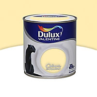 Peinture murs plafonds et boiseries Crème de Couleur Dulux Valentine satin vanille 0,5L