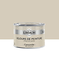 Peinture murs, plafonds et boiseries Velours de peinture beige camomille Liberon 125 ml