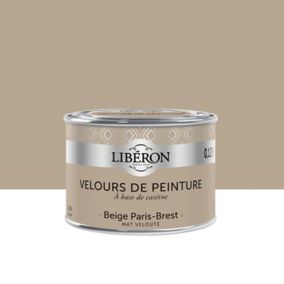 Peinture murs, plafonds et boiseries Velours de peinture beige paris-brest Libéron 125 ml