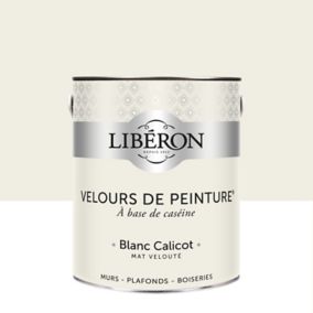Peinture murs, plafonds et boiseries Velours de peinture blanc calicot Libéron 2,5L