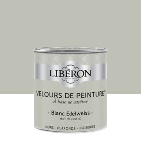 Peinture murs, plafonds et boiseries Velours de peinture blanc edelweiss Liberon 0,5L