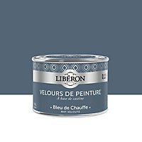 Peinture murs, plafonds et boiseries Velours de peinture bleu de chauffe Libéron 125 ml
