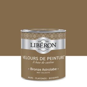 Peinture murs, plafonds et boiseries Velours de peinture bronze astrolabe Libéron 0,5L