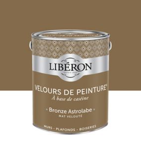 Peinture murs, plafonds et boiseries Velours de peinture bronze astrolabe Libéron 2,5L