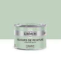 Peinture murs, plafonds et boiseries Velours de peinture vert celadon Liberon 125 ml