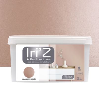 Peinture nacrée effet métallisé Marmotte Doré Iri'z Richard 2L