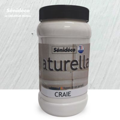 Peinture naturelle à la chaux - Naturella 1L pour 10 m² coloris Craie