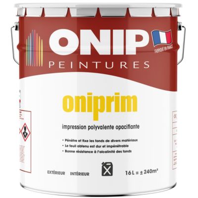 PEINTURE ONIPRIM IMPRESSION POLYVALENTE OPACIFIANTE 16L - ONIP