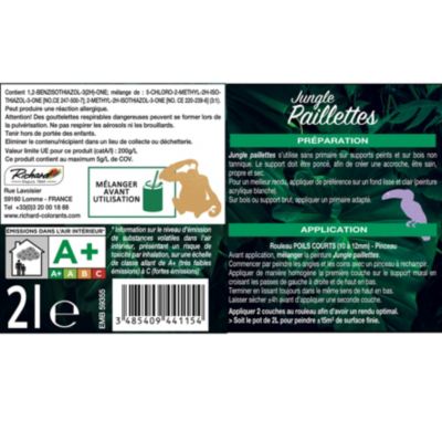Peinture pailletée Jungle Paillettes Richard orang-outan 2 L