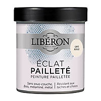 Peinture pailletée boiseries intérieures Liberon Eclat gris perle mat 0,5L