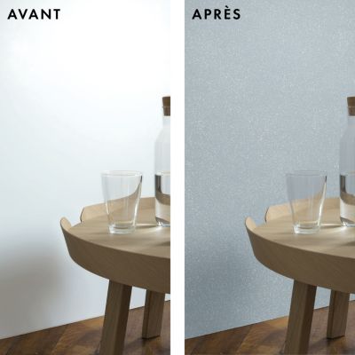 Peinture pailletée murs, plafonds et boiseries Moonlight Maison Déco ciel de glace 2L