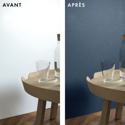 Peinture pailletée murs, plafonds et boiseries Moonlight Maison Déco minuit 2L