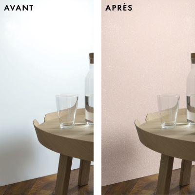 Peinture pailletée murs, plafonds et boiseries Moonlight Maison Déco rose cassiopée 2L