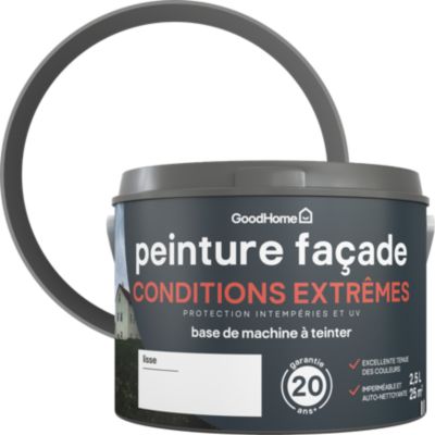 Peinture peinture façade conditions extrêmes GoodHome mat lisse base B 2,5L