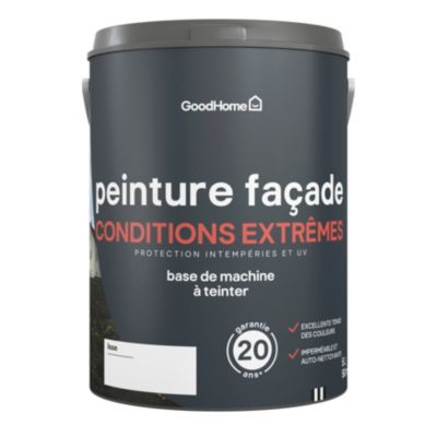 Peinture peinture façade conditions extrêmes GoodHome mat lisse base C 5L