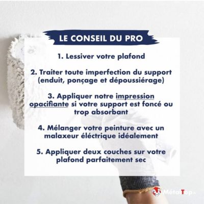 Peinture Plafond Salle De Bain - Gris agate - RAL 7038 - 1 L - Métaltop