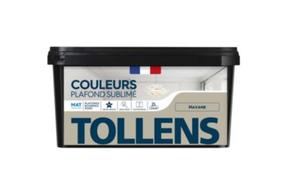Peinture Plafond Sublimé Tollens mat beige havane 2L