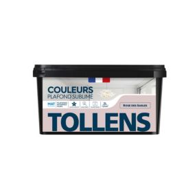 Peinture Plafond Sublimé Tollens mat rose des sables 2L