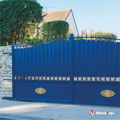 Peinture Portail Fer - Bleu pastel - RAL 5024 - 1 L - Métaltop