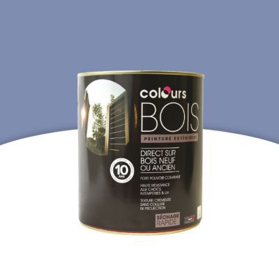 Peinture pour bois Bleu lavande satin 500 ml