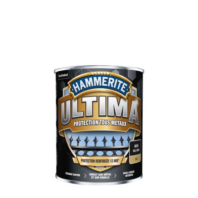 Peinture pour métal Ultima Hammerite mat noir 750ml