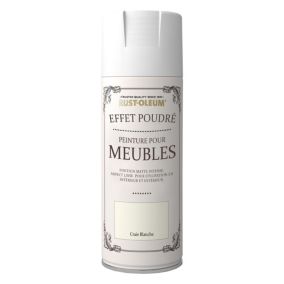 Peinture pour meubles aérosol Rust-Oleum craie blanche effet poudré 400ml