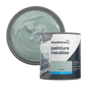 Peinture pour meubles bois, mélaminé et métal GoodHome mat vert Tyrone 500ml