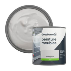 Peinture pour meubles bois, mélaminé et métal GoodHome satin gris White Plains 500ml