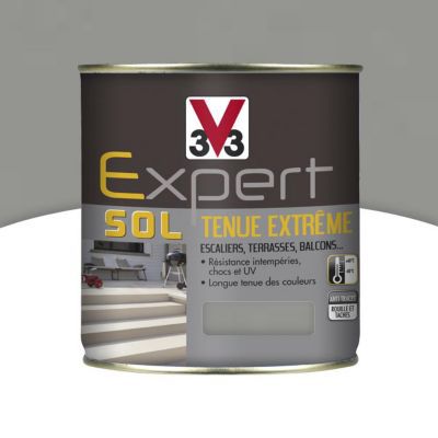 Peinture pour sol intérieur extérieur tenue extrême V33 silex 2,5L
