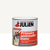 Peinture primaire antirouille Julien satin blanc 0,5L
