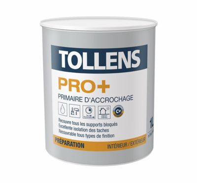 Peinture Primaire D'accrochage Tollens Pro+ 1L | Castorama