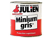 Peinture protection antirouille Minium Julien mat gris bleuté mat 0,125L