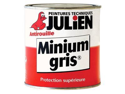 Peinture protection antirouille Minium Julien mat gris bleuté mat 2,5L