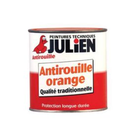 Peinture protection antirouille Minium Julien mat orange mat 250ml