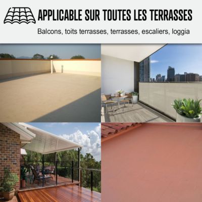 RUBSON Anti-infiltrations Toutes Toitures Gris 1kg pas cher