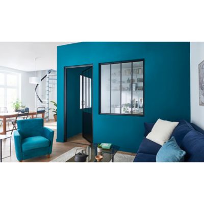 Peinture Resistante Murs Boiseries Et Metal Goodhome Bleu Marseille Mat 2 5l Castorama