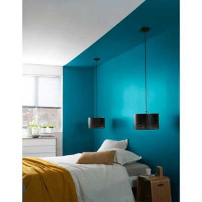 Peinture Resistante Murs Boiseries Et Metal Goodhome Bleu Marseille Mat 2 5l Castorama