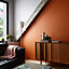 Peinture résistante murs, boiseries et métal GoodHome orange Aravaca satin 2,5L