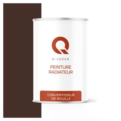 Peinture Radiateur Antirouille Q-Cover Chocolat RAL8017 Demi-mat 1L