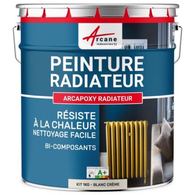 Peinture Radiateur fonte acier alu - PEINTURE RADIATEUR Blanc Crème - RAL 9001 - 1 kg  - ARCANE INDUSTRIES