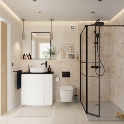 Peinture résistante murs, boiseries et métal GoodHome blanc Ottawa satin 0,75L
