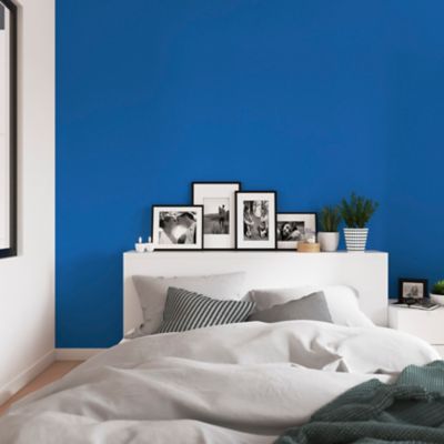 Peinture résistante murs, boiseries et métal GoodHome bleu Valbonne mat 2,5L
